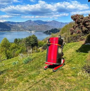 Transport auf der Wiese