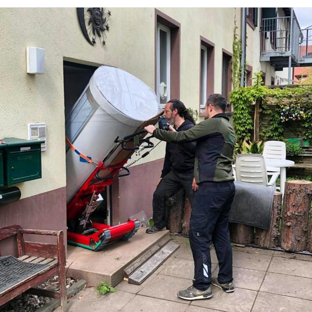 Treppentransport durch Tür